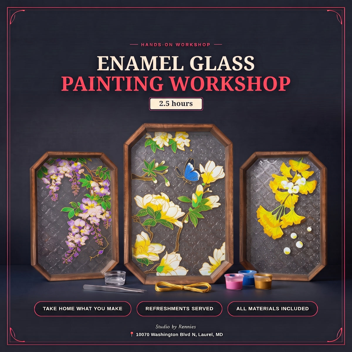 Enamel Glass Painting Workshop