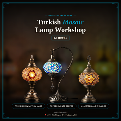 Turkish Mosaic Lamp Workshop